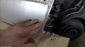 Восстановление мерседес 124 - Купил дверь и подкрылки.