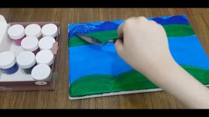 Как  КРАСИВО  нарисовать  АИСТА  на холсте.