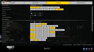 SQUAD 44 Graphics settings