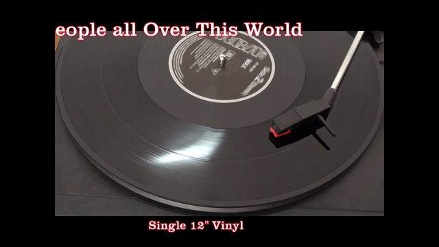 People all over this World 1986 WAX Vinyl Disk 12" Maxi Single 45upm Виниловые пластинки