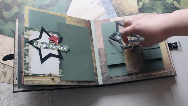 Скрапбукинг/ Дембельский альбом на память о службе смотреть онлайн