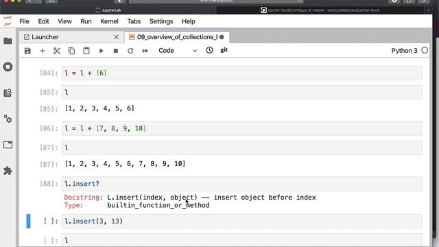 Mastering Python - Overview of Collections - list and set - 05 Adding Elements to list