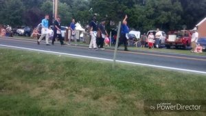 Парад пожарных машин в США