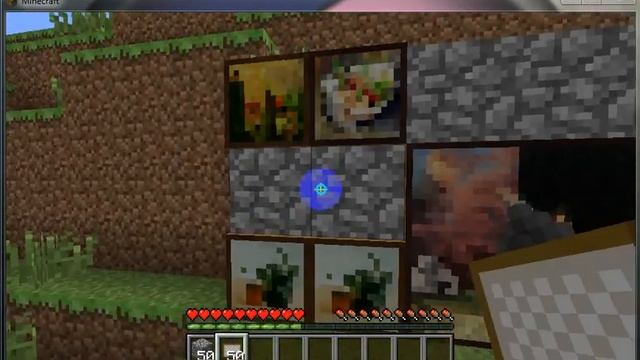 Тайник в стене с использованием картин в Minecraft смотреть онлайн