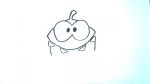 Ам Ням Как Нарисовать персонажа с мультика для начинающих