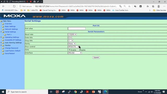 How to Configure Ethernet to Serial Converter MOXA NPORT Operation Mode as TCP Client смотреть онлайн