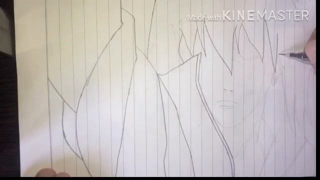 How to draw Sasuke/Как нарисовать Саске /Аниме Наруто /Арт смотреть онлайн