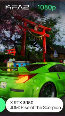 JDM: Rise of the Scorpion | KFA2 X GeForce RTX 3050 Black | 1080p (Full HD) разрешение