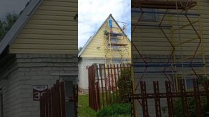 Утепление фронтона ,монтаж сайдинга на фронтон.