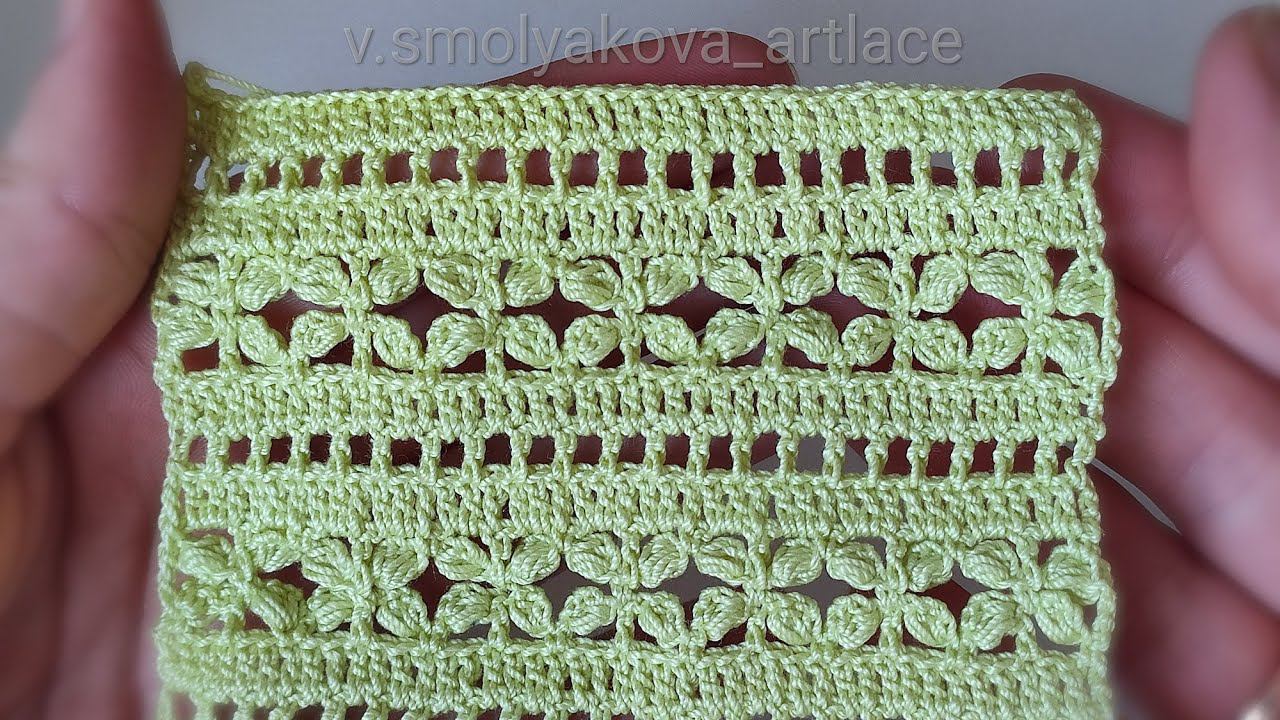 ✓4 Узор крючком смотреть онлайн