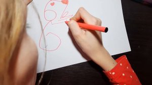 Как нарисовать собачку из цифр 6 6 2 1