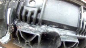 Ремонт брызговика от снегохода BRP Ski-Doo