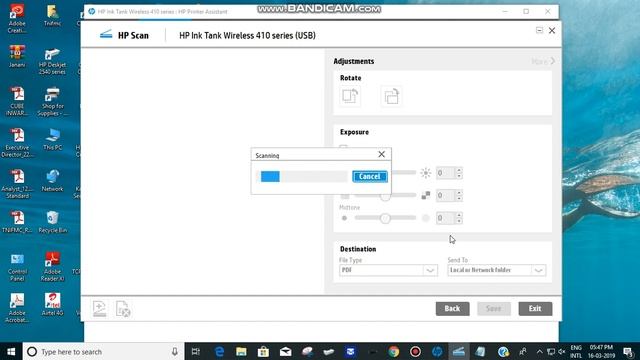 How to Scan and Crop in HP Ink Tank Wireless 419 Colour Printer смотреть онлайн