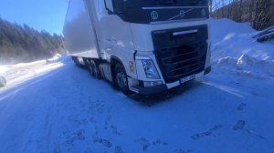 ?? трехосник 6х4, 6х2, ретардер и моторный тормоз зимой, скандинавский грузовик