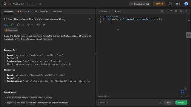 Сложность в простоте. Leetcode 28. Find the Index of the First Occurrence in a String смотреть онлайн