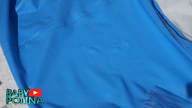 Ремонт надувного бассейна. Ремкомплект Intex 59632. смотреть онлайн