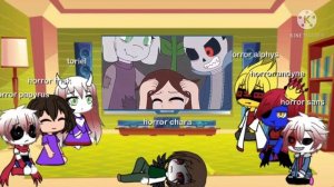 horrortale reacts to horror!sans stronger than you