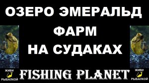 Фарм на судаках на озере Эмеральд в игре Fishing Planet