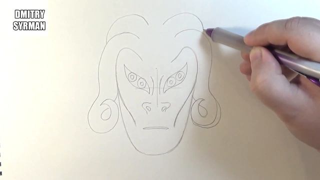 How to draw Alien, Как нарисовать Пришельца смотреть онлайн