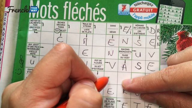 Mots croisés (1) | French crosswords | French puzzle games смотреть онлайн