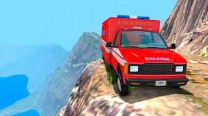 СПАСЕНИЕ ПАЦИЕНТА! ПРОЕХАТЬ НЕВОЗМОЖНО! САМАЯ ОПАСНАЯ ДОРОГА СМЕРТИ ВЫСОКО В ГОРАХ В BeamNG.drive