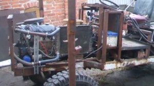 Трактор с двигателем ВАЗ 2106 часть 2