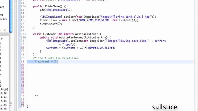 GUI and Timer Example Java смотреть онлайн