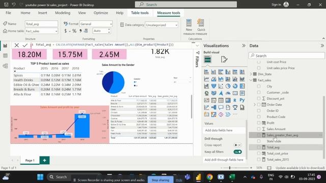 Power bi Tutorial  4, Use of Related, ALL , VAR(Variable) in DAX, Dashboard design & Beautification