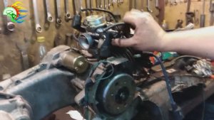 Установка 139QMB на минибайк