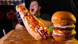 Хот Дог Поезд, Яичный Чизбургер, ASMR MUKBANG, АСМР МУКБАНГ
