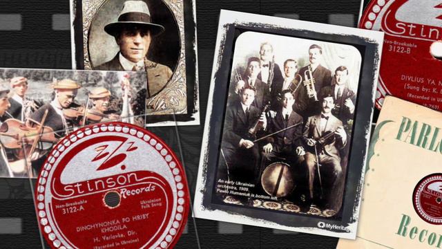 Rus'-Ukrainian 78rpm recordings, [1955?]. SURMA 110. Дівчинонька по гріби ходила / Дивлюсь я на неб