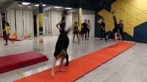Dance group Sokrovische. Acrobatics Training