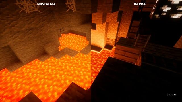 KAPPA PT vs NOSTALGIA VX SHADERS COMPARISON | Minecraft Java Edition смотреть онлайн