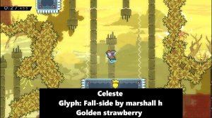 Celeste: Glyph: Fall-side by marshall h Goldeen strawberry