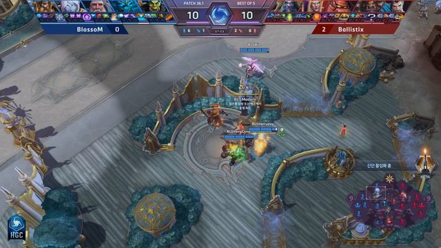 HGC 2018 KR – Phase 2 Week 6 - Team BlossoM vs. Ballistix - Game 3 смотреть онлайн
