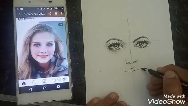 How to draw beautiful face from smartphone смотреть онлайн