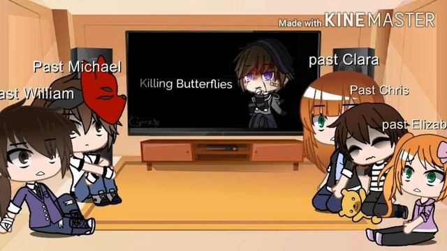 past aftons react to future memes //Gacha club// смотреть онлайн