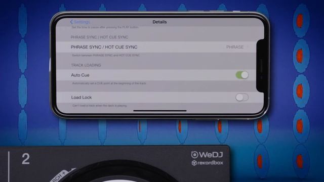 Pioneer DJ меню настроек WeDJ смотреть онлайн
