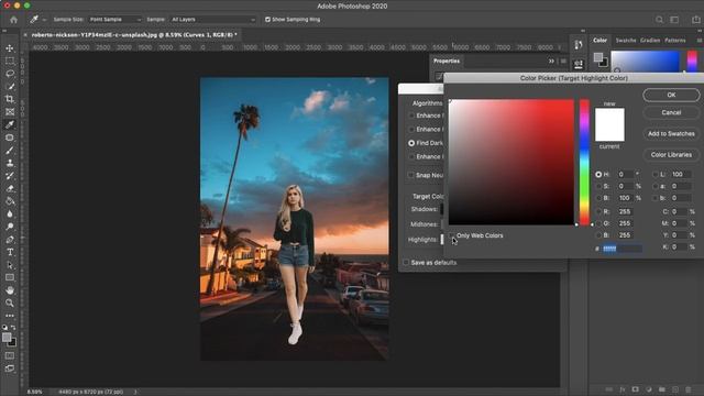 Perfectly Color Match Two Images in Photoshop смотреть онлайн