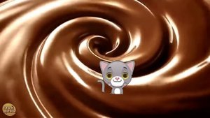 С днем рождения! Мультяшное поздравление ребенку сладкоежке