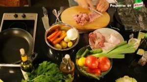 Как приготовить жаркое из курицы и свинины