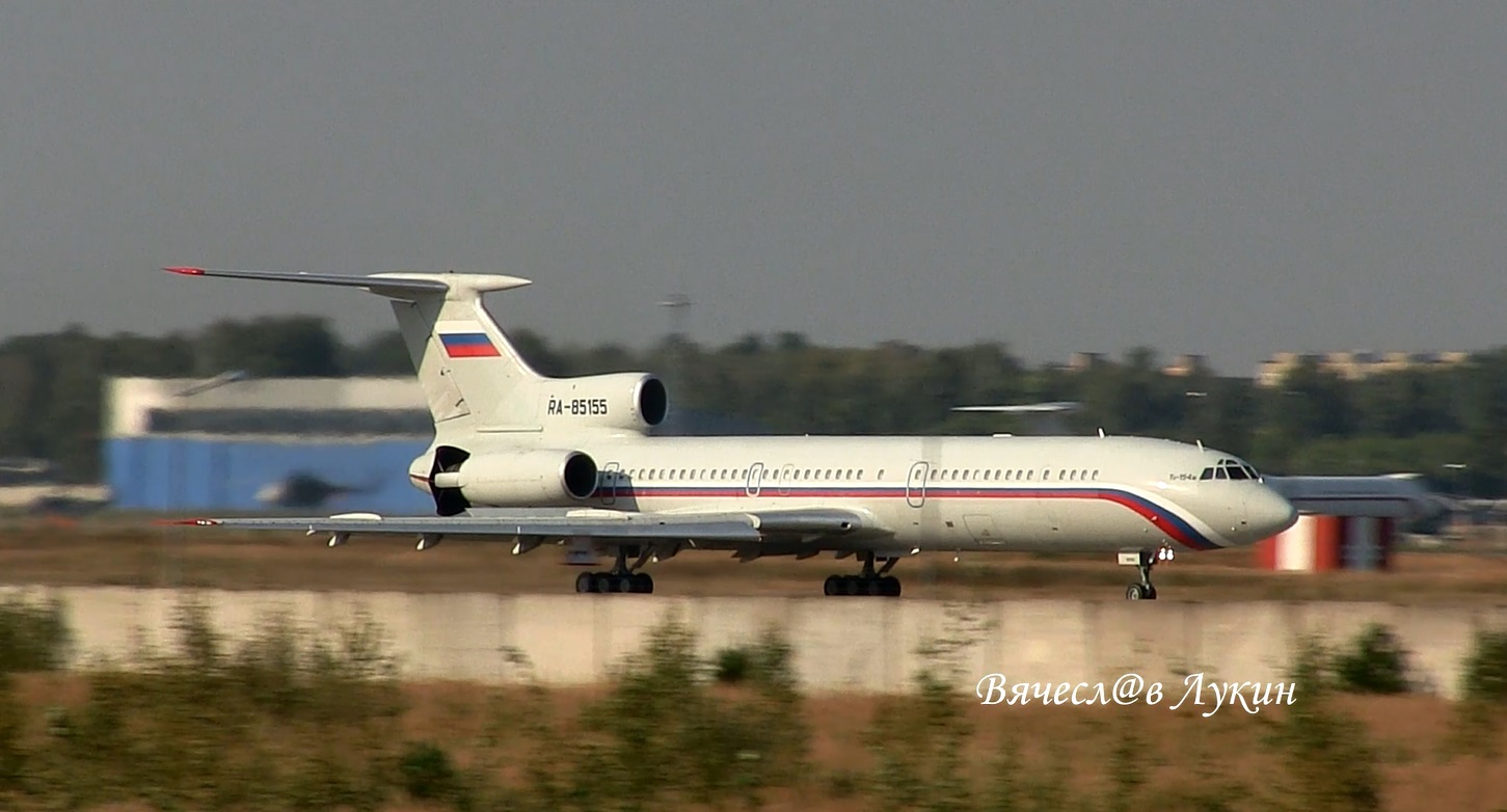 Посадка Ту-154М RA-85155