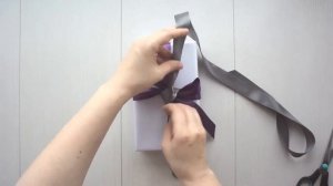 Как завязать бант на коробке | Как завязать бант на подарке | Упаковка подарка | Gift Wrapping