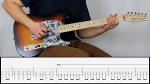 BLINK-182 - THE ROCK SHOW | Guitar Cover Tutorial (FREE TAB)