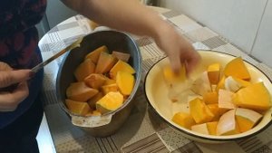 Тушеная тыква с медом! Тыквенный десерт!