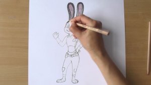 Как нарисовать Джуди Хоппс из мультфильма ЗВЕРОПОЛИС How to draw Judy Hopps | Art School