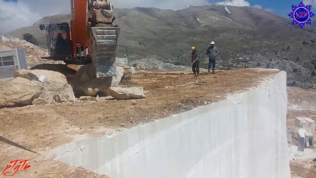 ?Удивительное производство мраморных блоков❗ смотреть онлайн