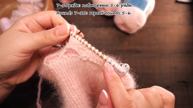 Невероятная мягкость - ШАПОЧКА из ПУХА НОРКИ спицами ? Knitted mink down hat ?