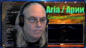 Aria/Арии - First Time Hearing - Колизей Colosseum - Requested Reaction