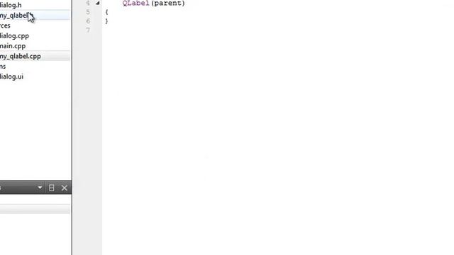 Qt Mouse Event On QLabel